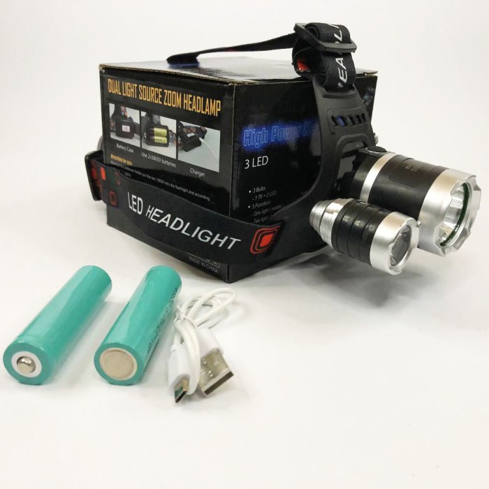 Портативний світлодіодний налобний ліхтар Police 3000-T6+2XPE, Потужний акумуляторний налобний ліхтарик KN-85