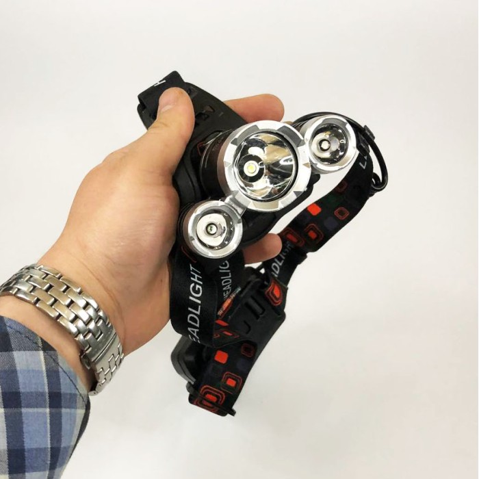 Портативний світлодіодний налобний ліхтар Police 3000-T6+2XPE, Потужний акумуляторний налобний ліхтарик KN-85