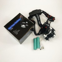 Світлодіодний ліхтар з кріпленням на голову Police 3000-T6+2XPE, Головний ліхтар із зарядним пристроєм BK-41