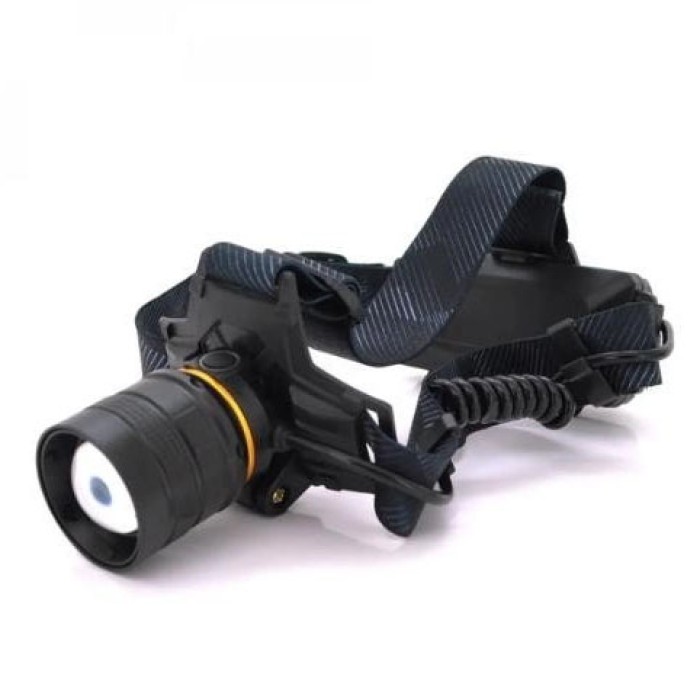 Налобний ліхтар для туризму риболовлі та полювання Bailong BL-8076-2-GT100, Надійний налобний ліхтар PN-27