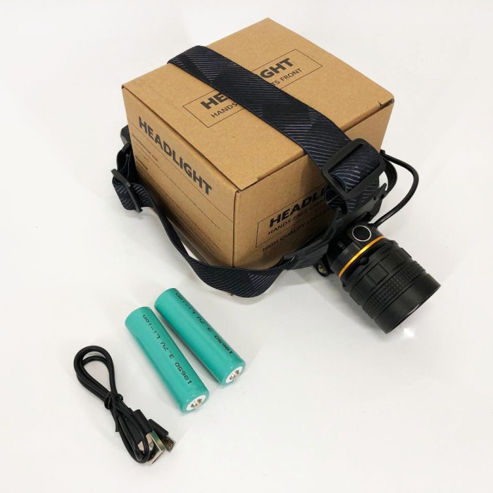 Налобний ліхтар для туризму риболовлі та полювання Bailong BL-8076-2-GT100, Надійний налобний ліхтар PN-27