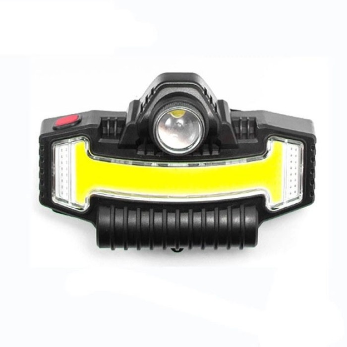 Налобний ліхтарик Bailong BL-W685-LTS+COB+RGB, 5 режимів, водостійкий, ударостійкий, USB кабель Type-c