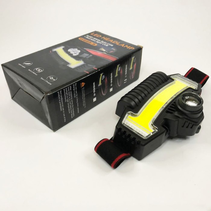 Потужний налобний ліхтар для риболовлі Bailong BL-W685-LTS+COB+RGB, Налобний ліхтар WZ-421 для автолюбителів