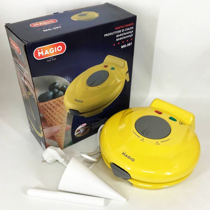 Якісна вафельниця для вафель Magio MG-397 750Вт, Потужна вафельниця для дому, Вафлі в домашніх умовах ZO-83