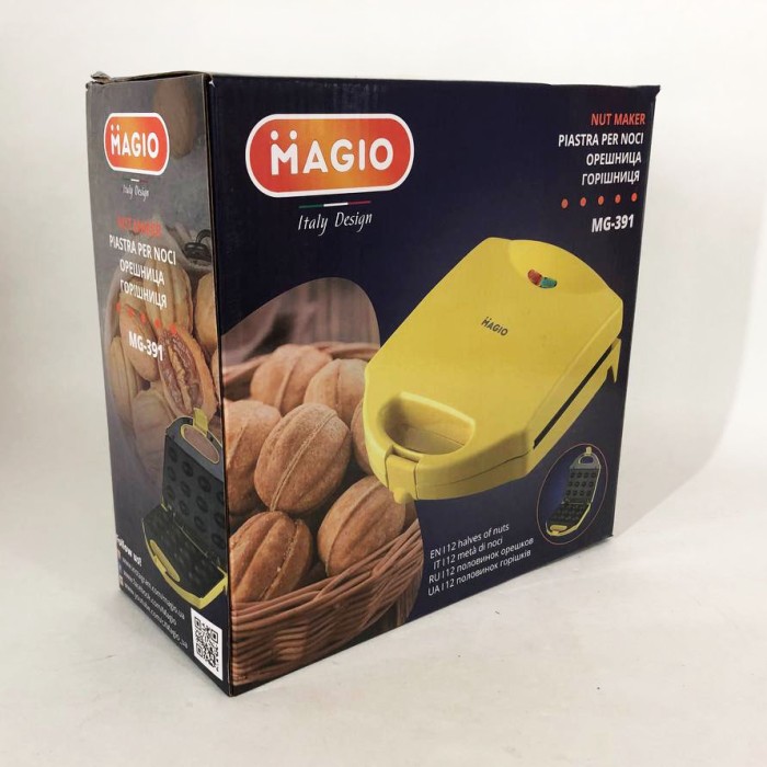 Якісна вафельниця для вафель MAGIO, Вафельниця для тонких вафель з антипригарним FG-59