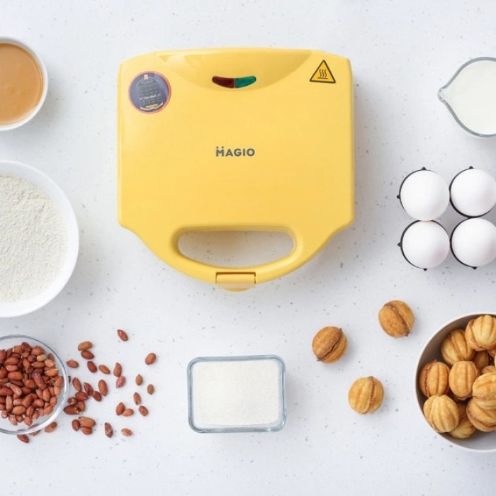 Якісна вафельниця для вафель MAGIO, Вафельниця для тонких вафель з антипригарним FG-59