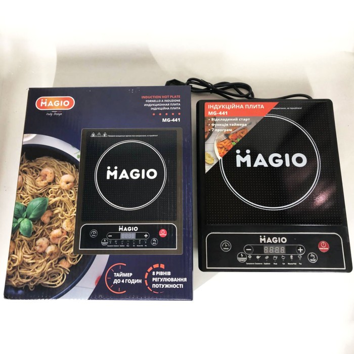 Електроплита маленька MAGIO MG-441 1350 Вт, Переносна електрична плита, Настільні плити для дому KP-33