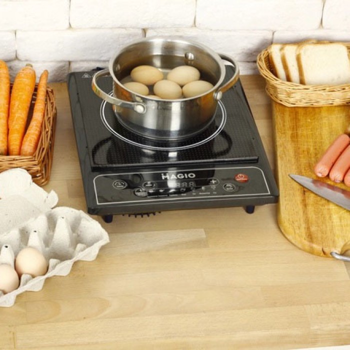 Надійна настільна плита для дому MAGIO, Плита кухонна переносна Професійна індукційна 220 вольт JS-55
