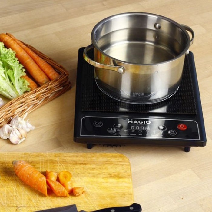 Компактна побутова електроплита MAGIO MG-441 1350 Вт, Маленька електроплита настільна BX-35