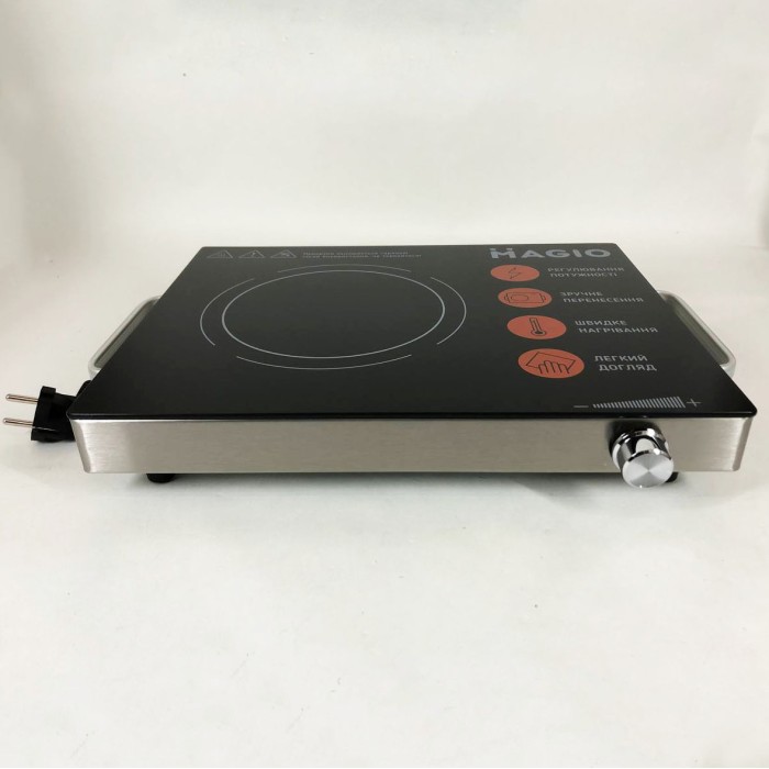 Потужна одноконфорочна електроплита MAGIO, Плити настільні для кухні переносні, Електричні електроплити TD-98