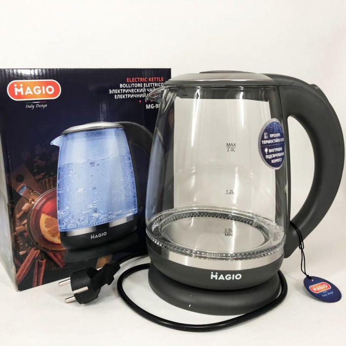 Електричний чайник з функцією автовимкнення 2, Чайник красивий електричний Потужний кухонний DT-73