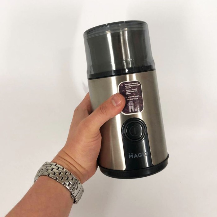 Електрична кавомолка для турки MAGIO MG-201 200 Вт, Кавомолка роторна для подрібнення кавових зерен OX-22