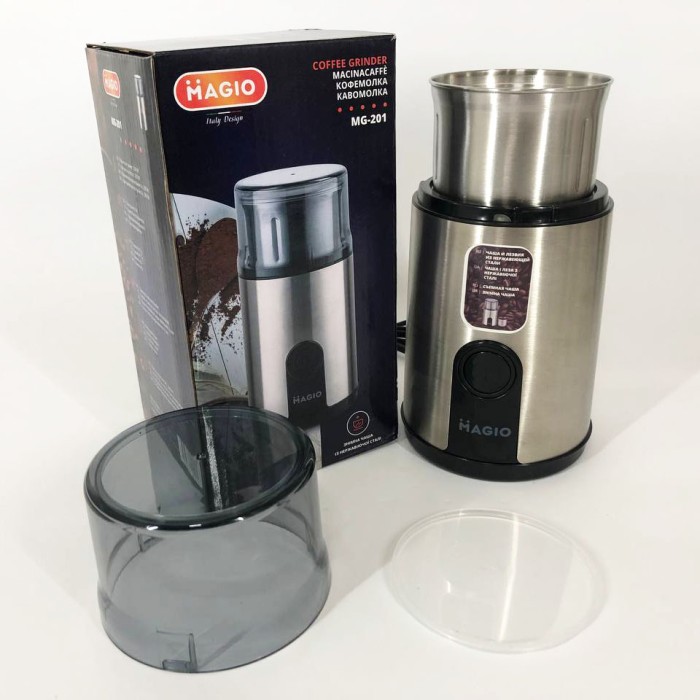 Млин побутовий для перемелювання кави MAGIO, Кавомолка потужна, Багатофункціональна кавомолка VT-20