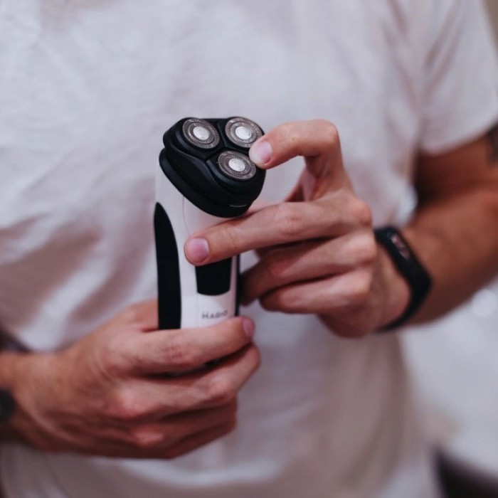 Електробритва для густої бороди MAGIO, Чоловіча бритва на батарейках, Акумуляторна машинка для стрижки VW-50