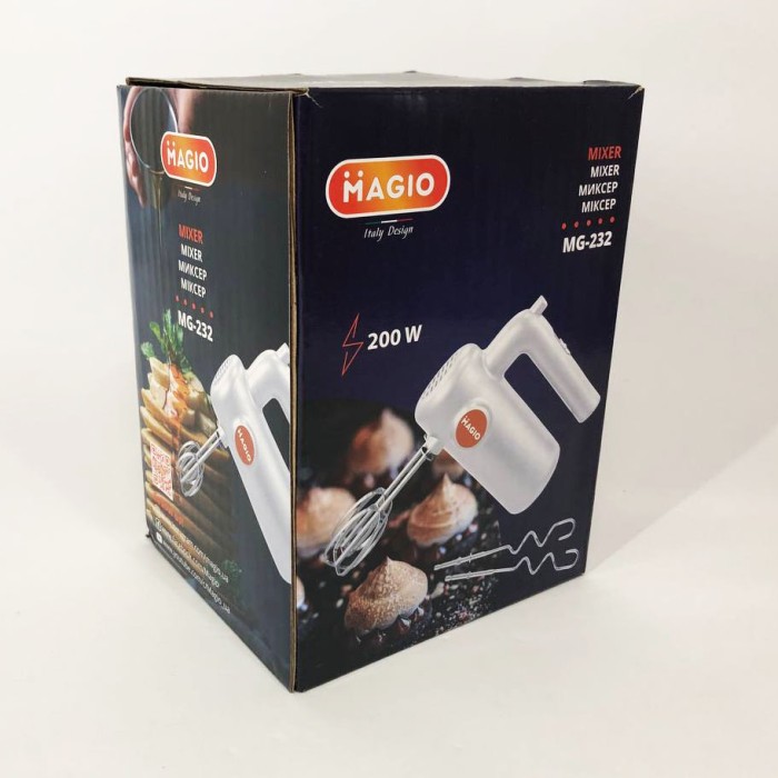 Хороший міксер для кухні з віночком MAGIO, Міксер ручний 7 швидкостей Ручний переносний NI-40