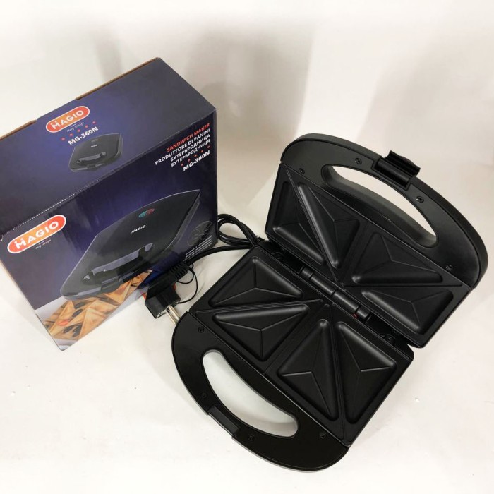 Притискна електробутербродниця, Бутербродниця гриль, Сендвічниця побутова, Ребриста бутербродниця SB-71