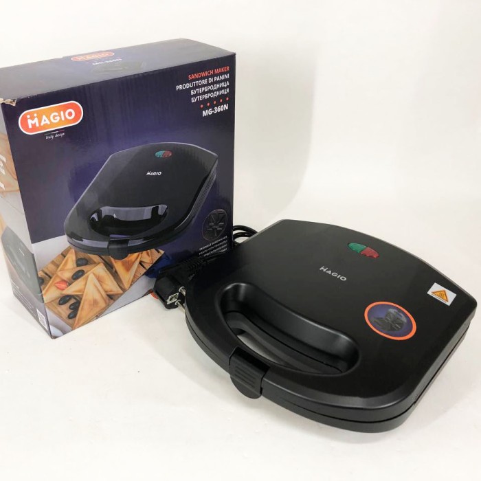 Притискна електробутербродниця, Бутербродниця гриль, Сендвічниця побутова, Ребриста бутербродниця SB-71