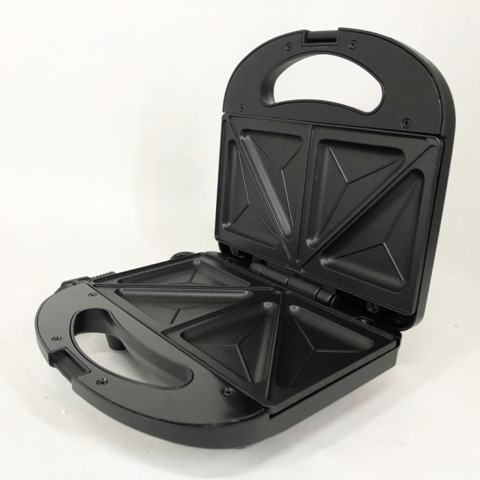 Притискна електробутербродниця, Бутербродниця гриль, Сендвічниця побутова, Ребриста бутербродниця SB-71