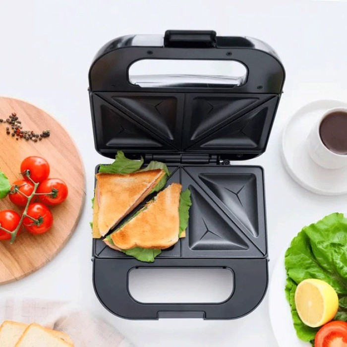Мультимейкер для бутербродів MAGIO MG-375, Бутербродниця настільна для дому, Електрична сендвічниця AI-81