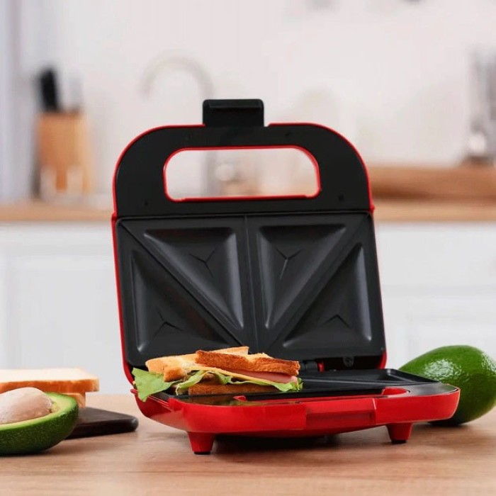 Бутербродниця гриль MAGIO MG-376 750 Вт, Бутербродниця для сніданків, Сендвічниця побутова PJ-38