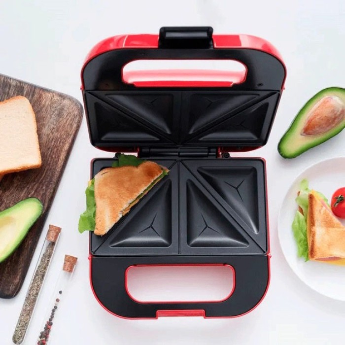 Мультимейкер для бутербродів MAGIO MG-376 750 Вт, Бутербродниця професійна, Сендвічниця побутова EI-39