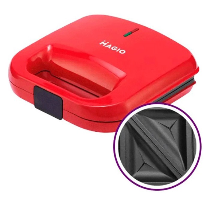 Мультимейкер для бутербродів MAGIO MG-376 750 Вт, Бутербродниця професійна, Сендвічниця побутова EI-39
