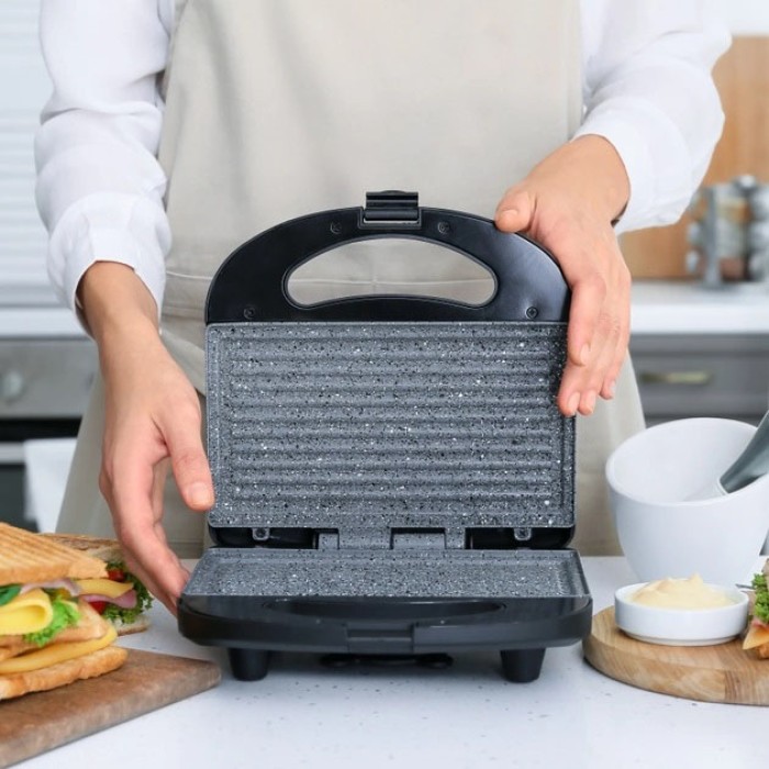 Гриль для стейків MAGIO MG-367 780 Вт, Мультифункціональний гриль Притискний TV-65