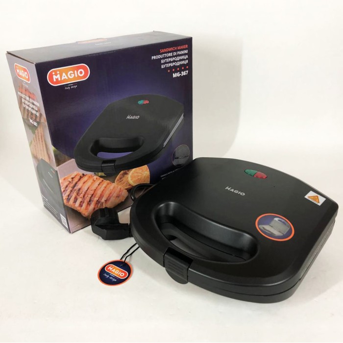 Гриль для стейків MAGIO MG-367 780 Вт, Мультифункціональний гриль Притискний TV-65