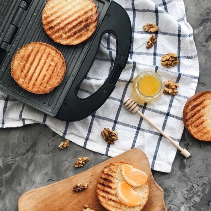 Гриль для стейків MAGIO MG-367 780 Вт, Мультифункціональний гриль Притискний TV-65