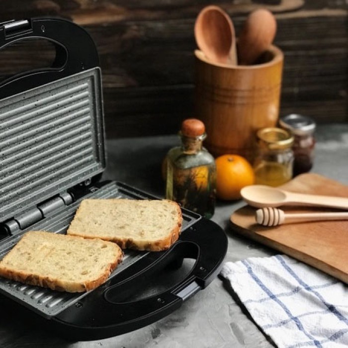 Гриль електричний для дачі, Потужний притискний електрогриль для дому Грильниця стейків JD-85