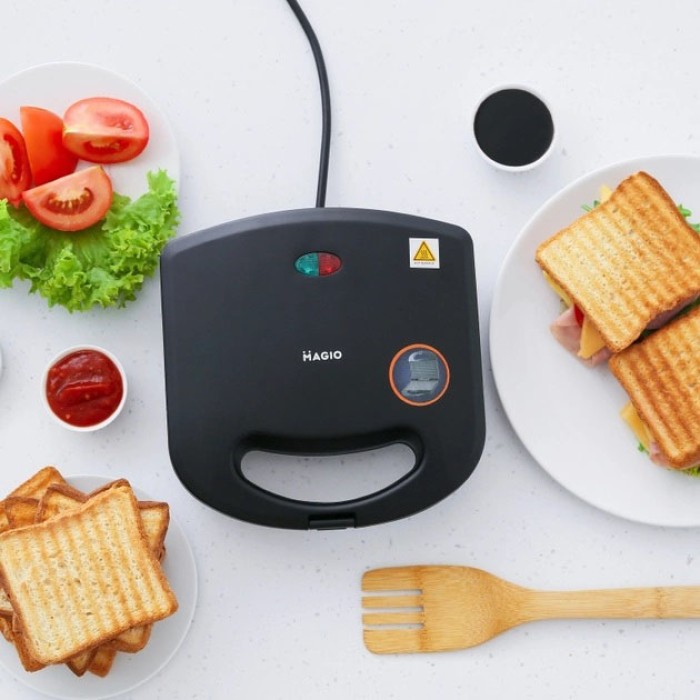 Гриль багатофункціональний MAGIO, Гриль електричний сендвічниця, що розкладається LN-74