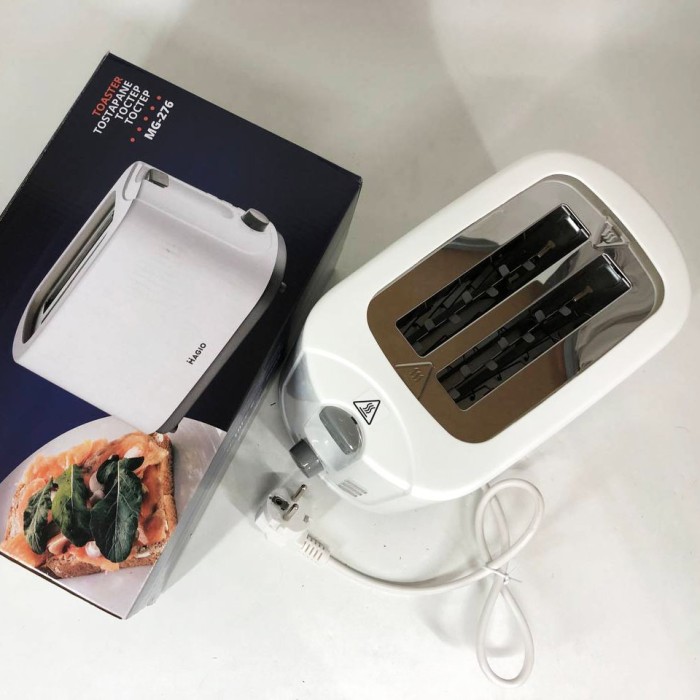 Електричний побутовий тостер на 2 тости MAGIO, Тостер для дому електричний горизонтальний UH-55