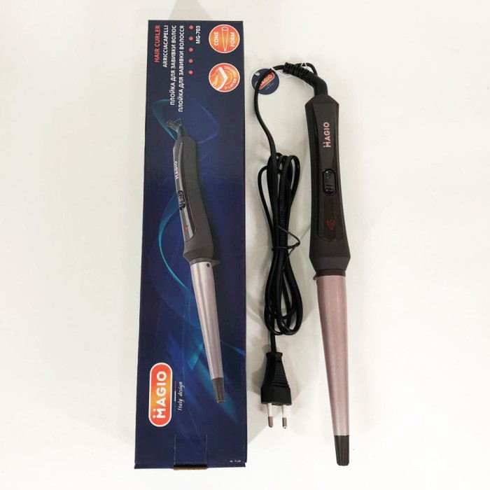 Професійні щипці для завивки волосся MAGIO, Щипці для завивки хвилястого волосся Плойка кучерів RT-61