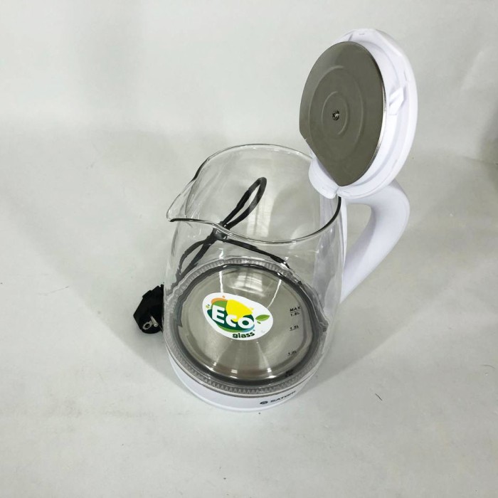 Чайник для закипання води Satori SGK-4105-WT 1.8 л 1500 Вт, Електрочайник якісний з підсвічуванням LD-40