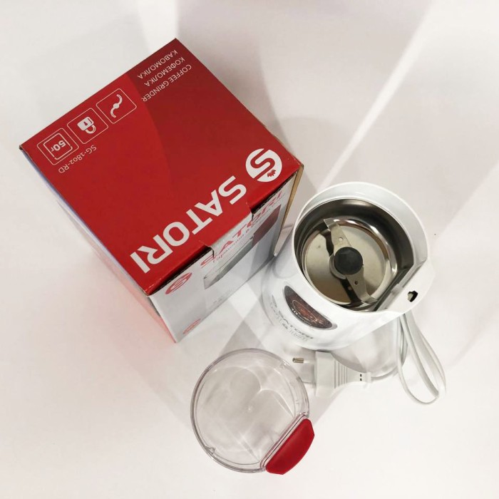 Кавомолка з потужним мотором для швидкого помелу SATORI SG-1802-RD, Кавомолки для еспресо MV-90