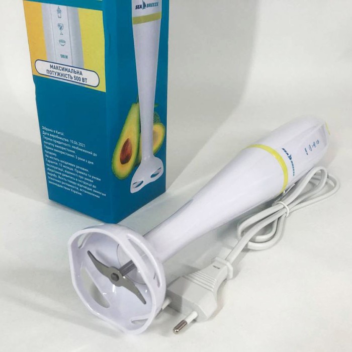 Блендер для крем-супу SeaBreeze SB-090 500 Вт, Блендер занурювальний красивий Легкий для дому IF-89