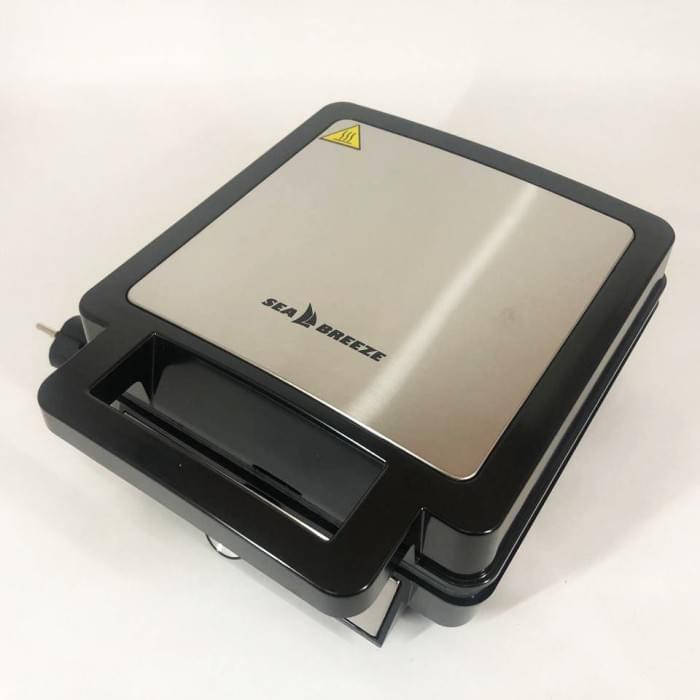 Вафельниця побутова для віденських вафель SeaBreeze SB-0101 1200 Вт, Вафельниця з CL-193 безпечним покриттям