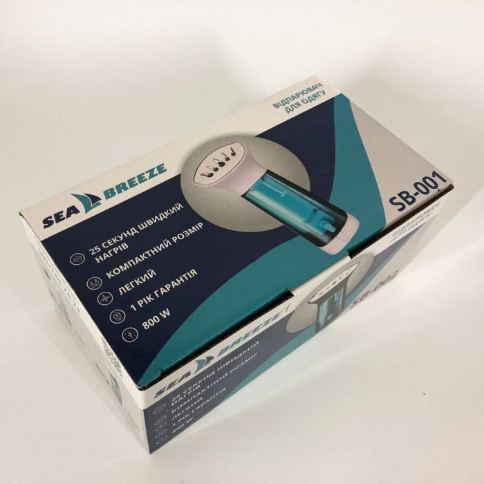 Відпарювач одягу з щіткою для ворсу SeaBreeze SB-001, Ручна парова праска відпарювач ZE-22