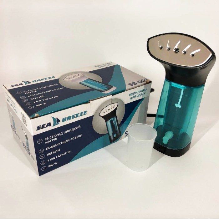 Компактна парова праска для подорожей, Якісний ручний відпарювач від мережі 220, Відпарювач безпечний EI-82