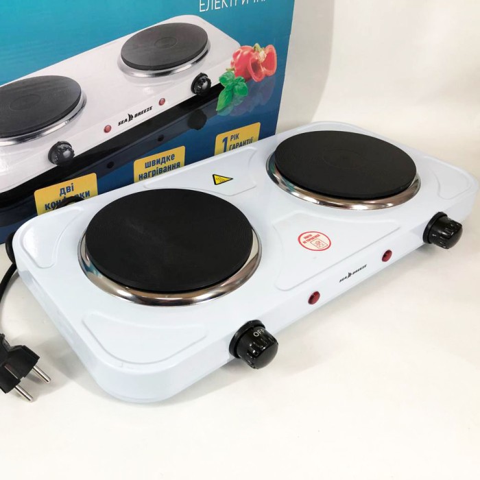 Домашня електрична плита, Комфорка електрична Кухонна плита на дві конфорки ZW-70
