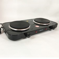 Електроплита з двома електричними конфорками, Компактна електронна плитка, Міні електроплита BP-16