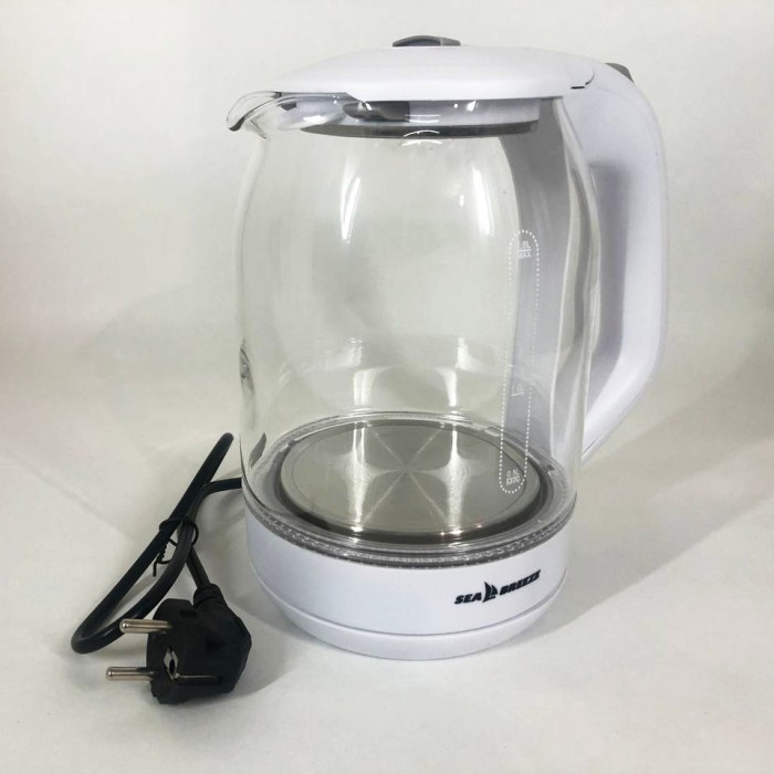 Чайник для нагрівання води SeaBreeze, Електричний чайник із сучасним дизайном, Вишуканий електрочайник DO-27
