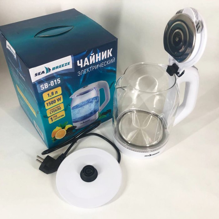 Скляні електричні чайники з підсвічуванням, Чайник електричний для дому, Кращий бюджетний електрочайник AR-61