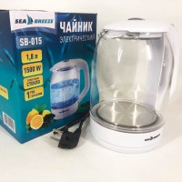 Скляний електрочайник для кухні, Тихий електричний чайник, Потужний електричний чайник для дому DA-91
