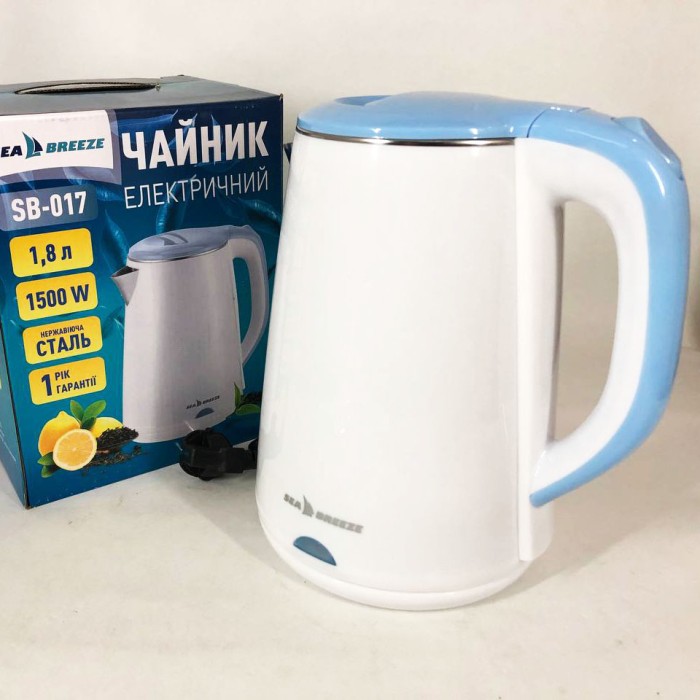 Сучасний електрочайник для дому, Якісний електрочайник для кухні, Електричні чайники якісні JE-48