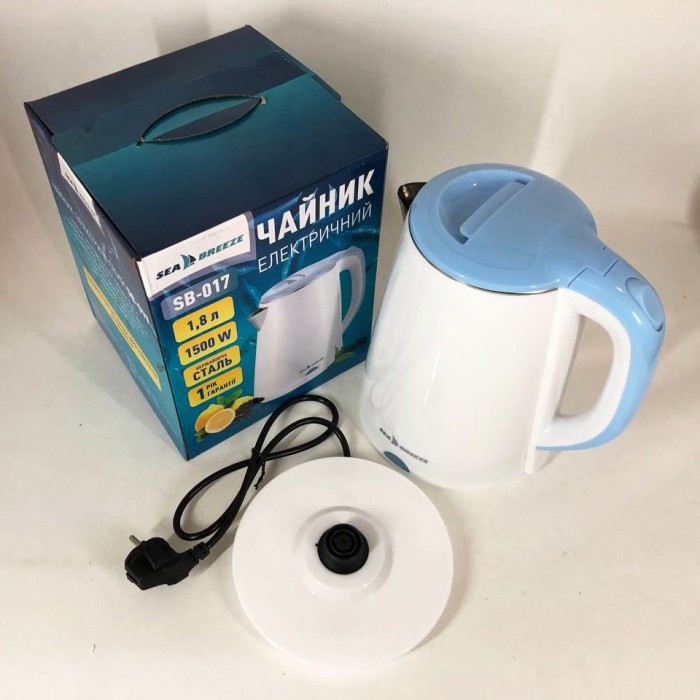 Сучасний електрочайник для дому, Якісний електрочайник для кухні, Електричні чайники якісні JE-48