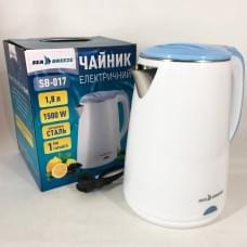 Вишуканий електрочайник SeaBreeze SB-017, 1.8 Л 1500 Вт, Гарний електрочайник, LH-347 Електрочайник пластик