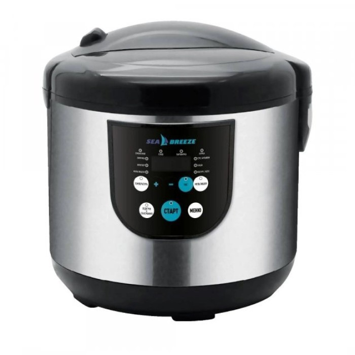 Електронні мультиварки рисоварки SeaBreeze, Мультиварка для приготування їжі, Мультиварки 5 літрів KM-19