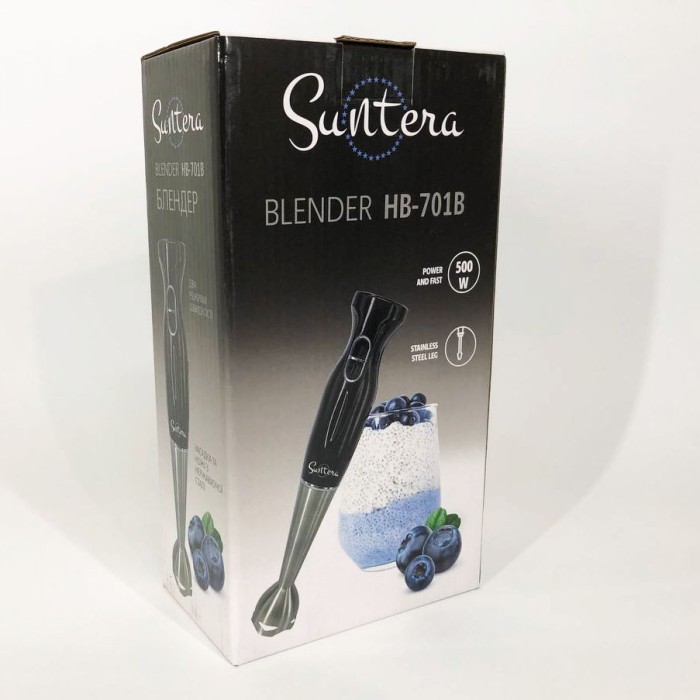 Блендер для сімейного використання Suntera HB-701B 500 Вт, Блендер для приготування дитячого харчування LJ-89