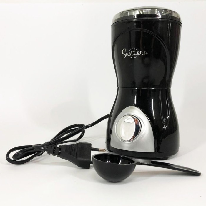 Кавомолка з функцією подрібнення зерен для лате Suntera SCG-601B 200 Вт, Роторна кавомолка ножова GM-56